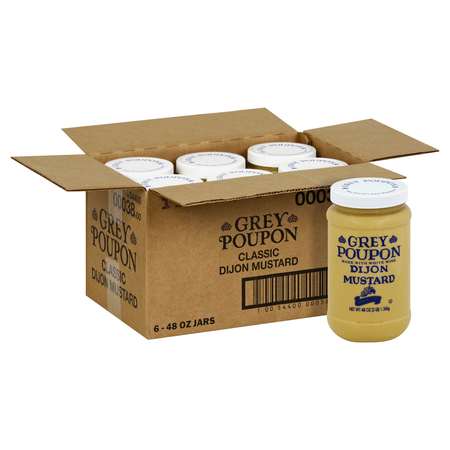GREY POUPON Grey Poupon Classic Dijon Mustard 3lbs, PK6 10054400000389
